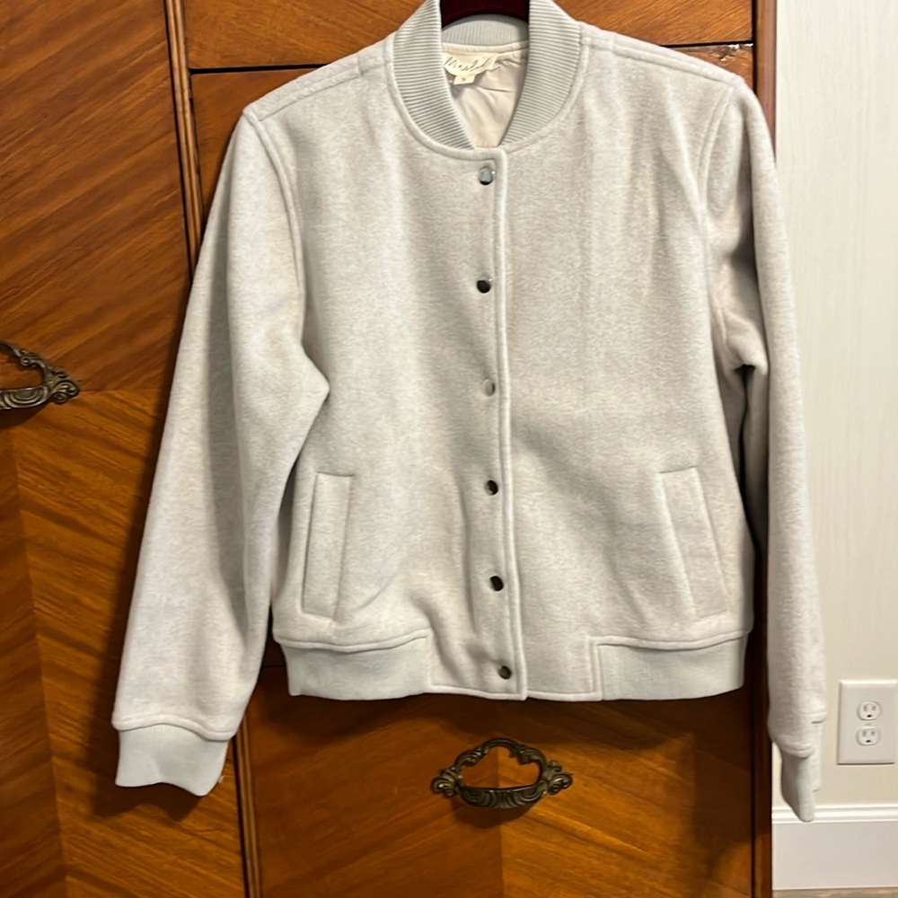 Marled Bomber Jacket size S